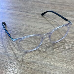 Authentic RayBan Eyeglass Frame RB 7190 51-19-140 Like New Clear Front